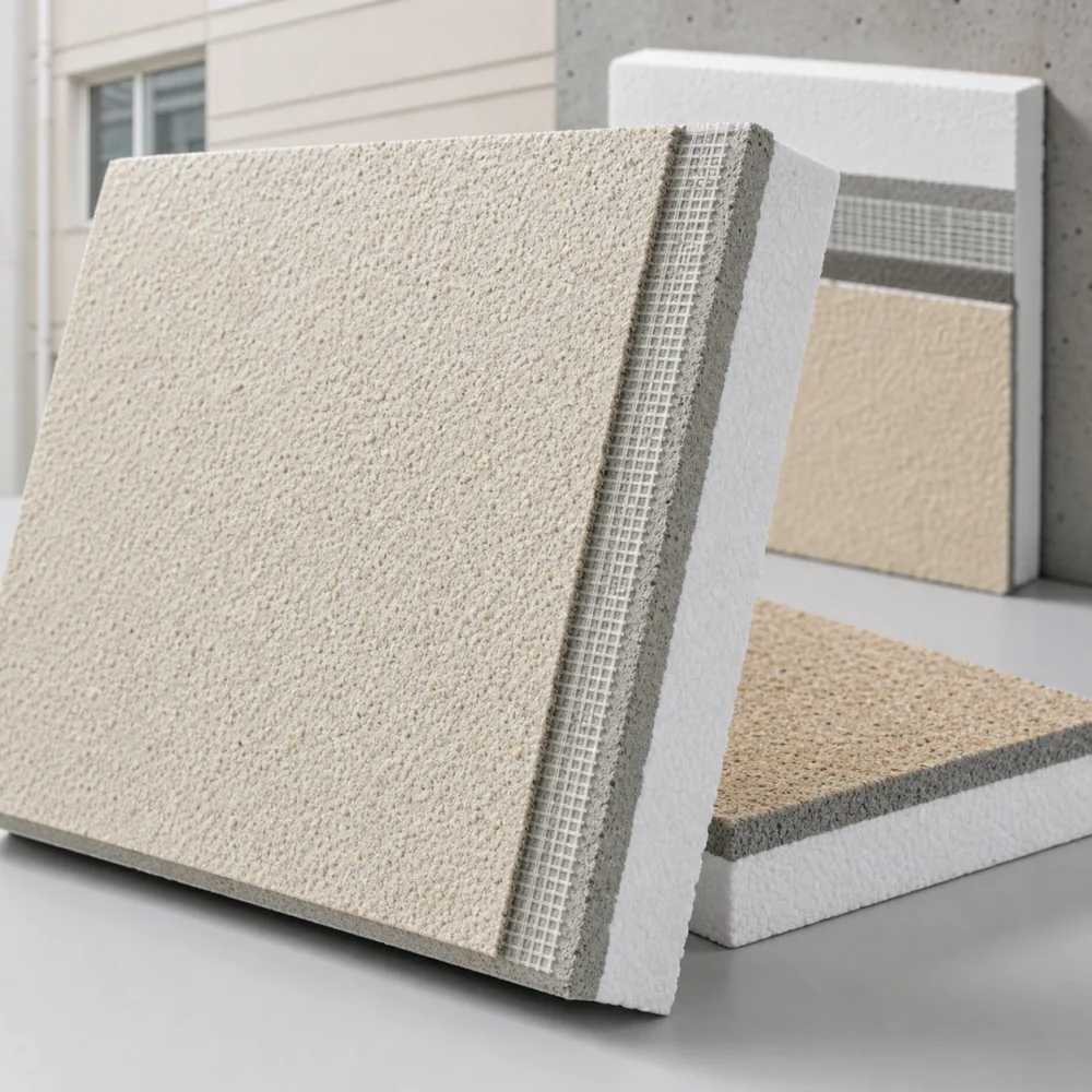 Insulation decorative composite panel product for exterior wall energy saving facade