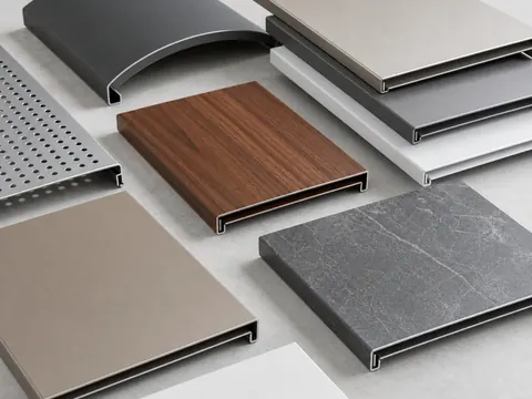 Aluminum solid panel for exterior facade cladding