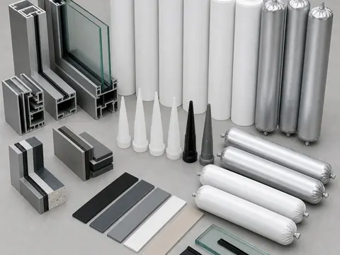 Silicone weatherproof sealant and structural glazing sealant for facade joints