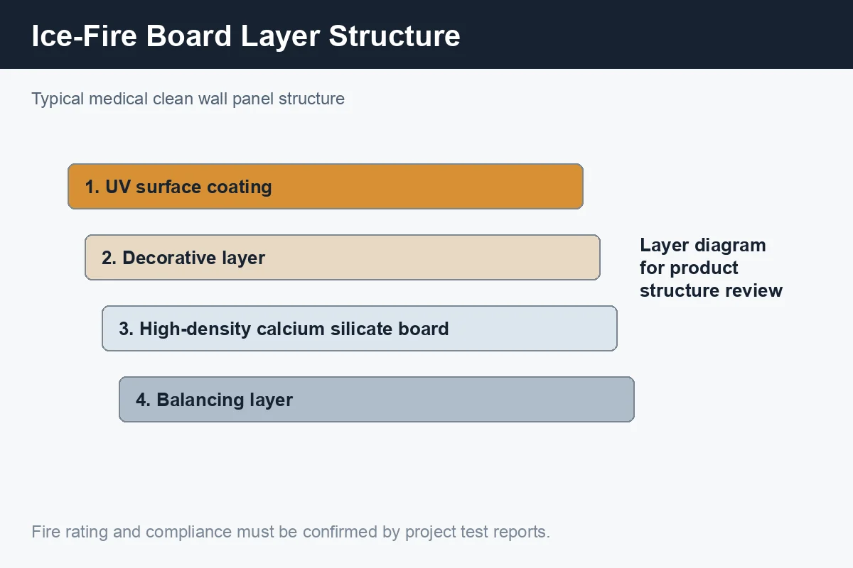 Ice-Fire Board layer structure diagram