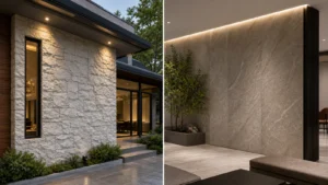 PU Stone and Flexible Stone used for decorative wall cladding projects
